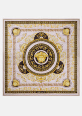 TRAPUNTA MEDUSA GALA DOUBLE-FACE BIANCO/NERO IN COTONE CM280X280